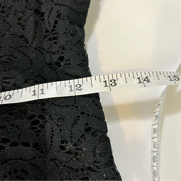 Kimchi Blue Black Lace Flutter Sleeve Mini Dress Romantic Small Whimsygoth - Picture 13 of 15